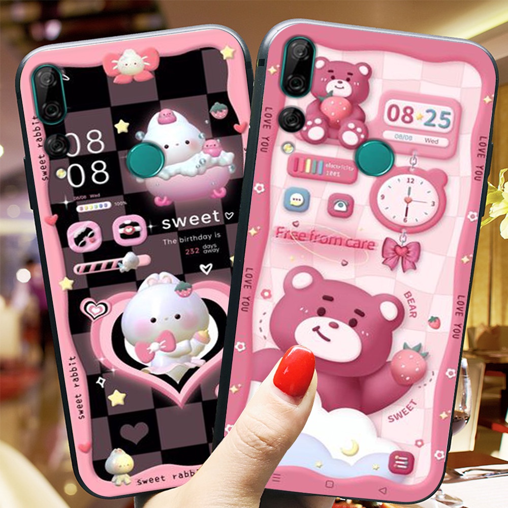 Ốp lưng điện thoại huawei y9 2019 / y9 prime 2019 in hình gấu nâu vô cùng đáng yêu