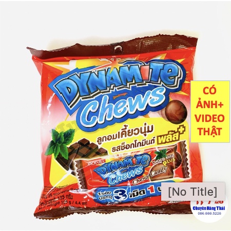 Kẹo Dynamite Thái Lan 3 Viên Socola Bạc Hà, Thơm Miệng, Thanh Mát - DA3 -  Hương Thảo 28