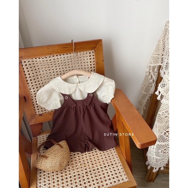 Set yếm cho bé gái