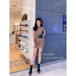ĐẦM BODY DA BEO THỜI TRANG