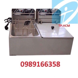 BẾP CHIÊN NHÚNG ĐIỆN ĐÔI CAO CẤP, bếp chiên điện đôi