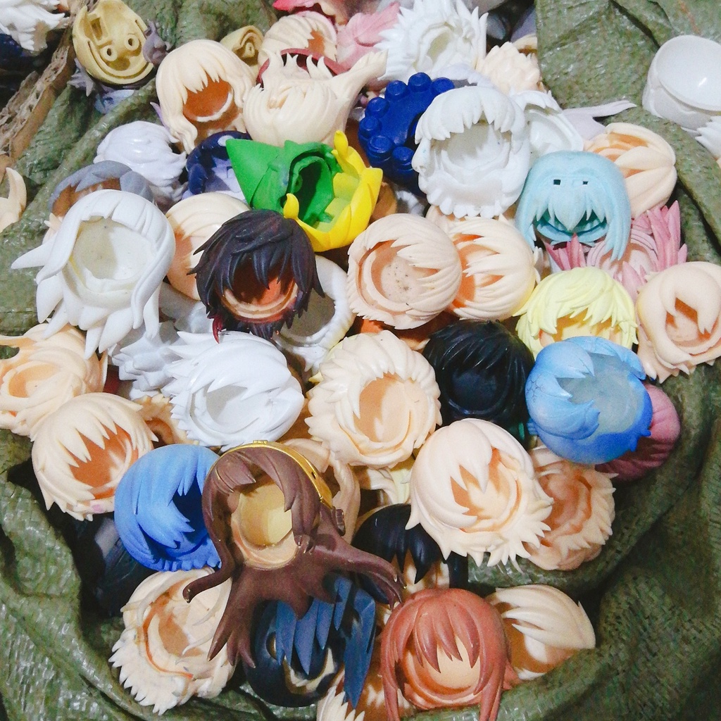 Khuôn Làm Tóc Màu Trắng Ngẫu Nhiên Gsc Nendoroid ob11