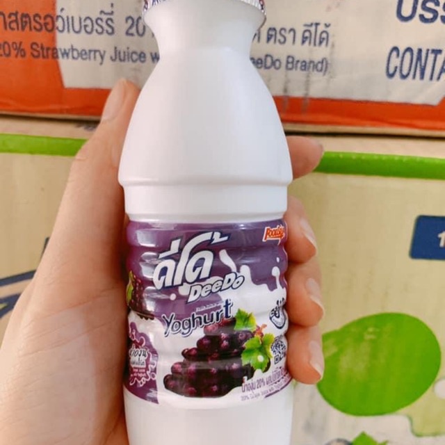Sữa chua uống Deeco Thái Lan set 24 chai 150ml date 2022