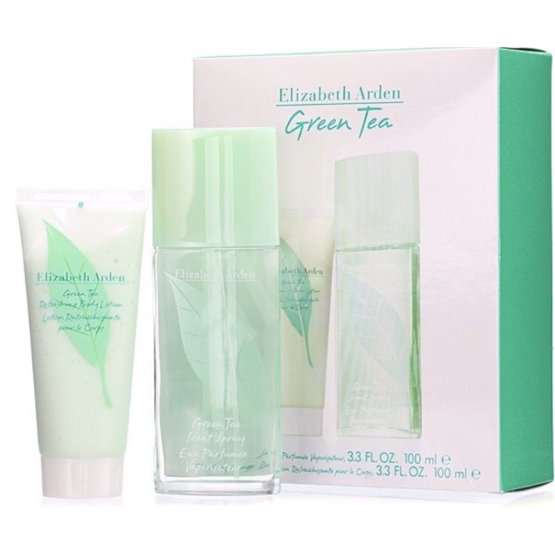 Set Elizabeth Arden Green Tea gồm nước hoa (100ml) và sữa dưỡng thể (100ml) - Spain