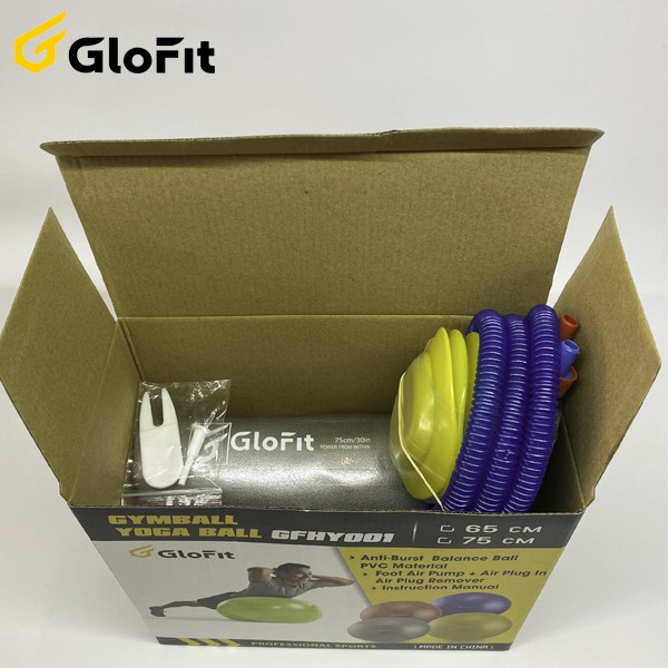 ⇪ Bóng Tập Gym, Bóng Yoga Glofit GFY001 - Màu Xám | Gymball, Yogaball Glofit GFY001 - Grey Color