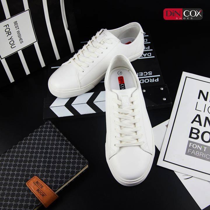 Giày Sneaker Cặp DinCox White D34
