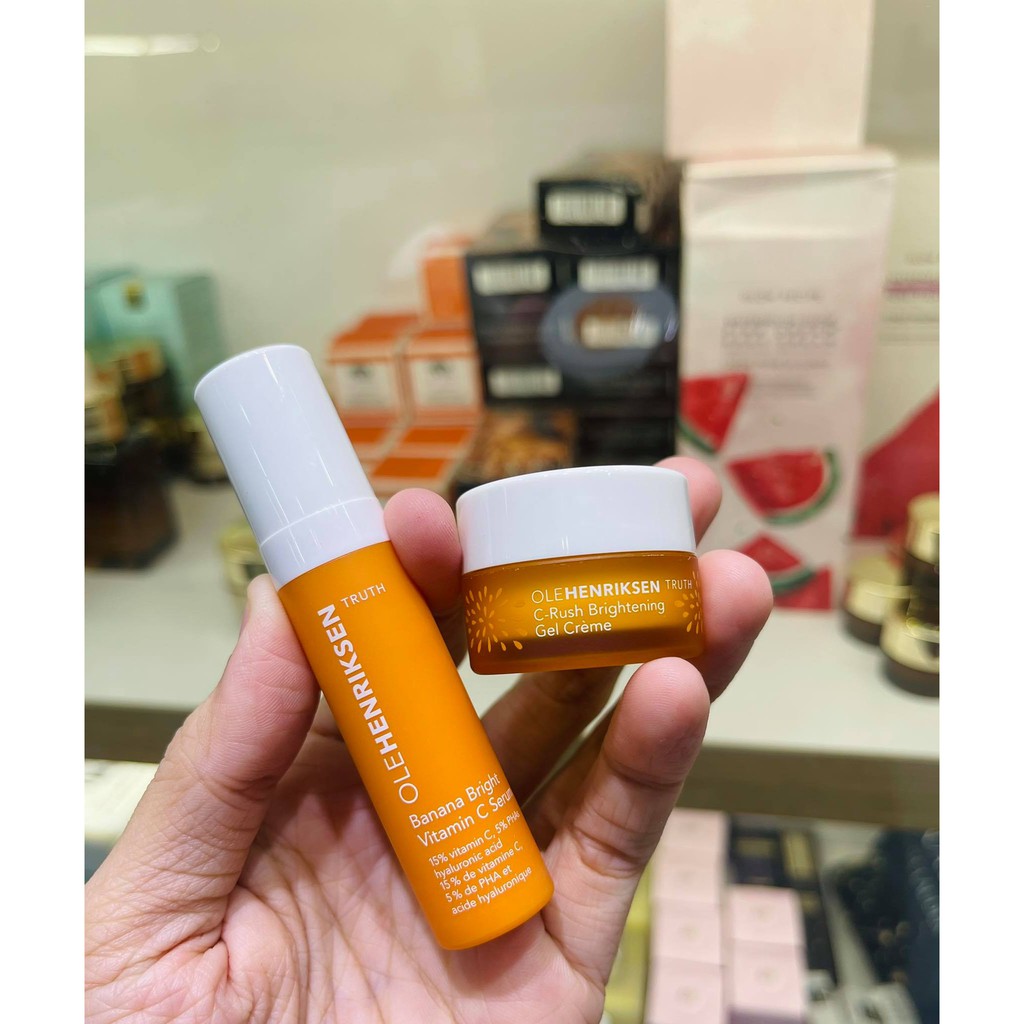 SET DƯỠNG 2 MÓN OLEHENRIKSEN GLOW BRIGHT NOW VITAMIN C SKINCARE SET