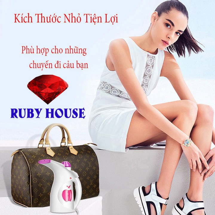 Bàn ủi cầm tay Yairz HY-115 LOẠI 1, bàn ủi hơi nước quả táo-Ruby House