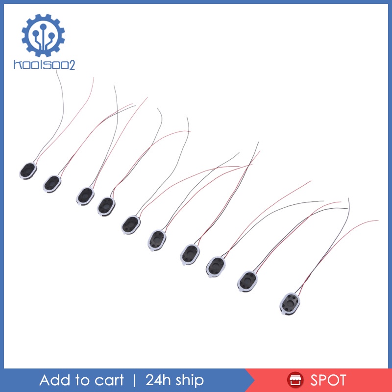 Set 10 Loa Âm Thanh Koolsoo2 1W 20x14mm 8ohm Cao Cấp