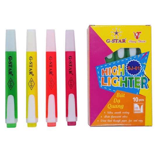 Bút dạ quang, bút nhớ dòng, Highlighter Nhiều Màu (01 cây)