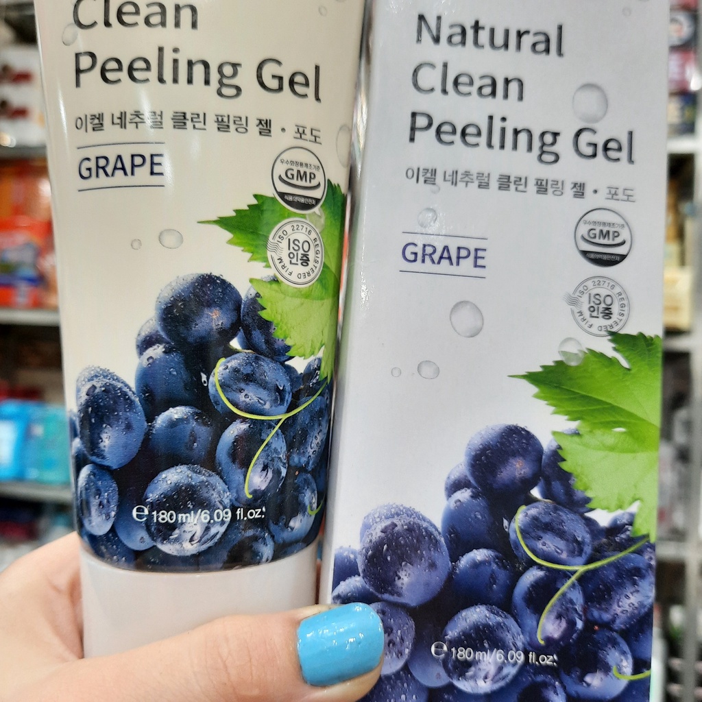 Gel tẩy tế bào chết nho Ekel natural clean peeling Grape 180ml