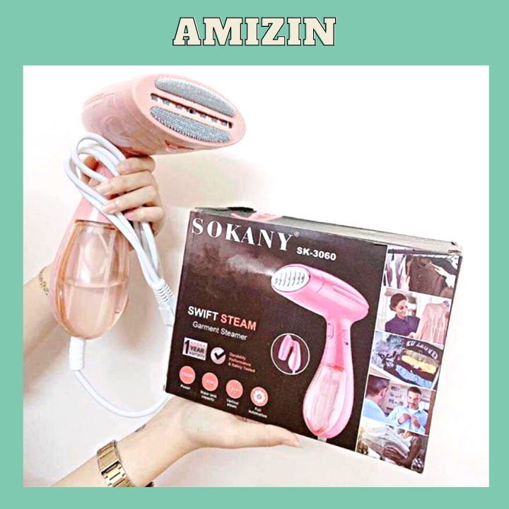 Bàn ủi hơi nước cầm tay AMIZIN Bàn là hơi nước mini cầm tay du lịch tiện lợi