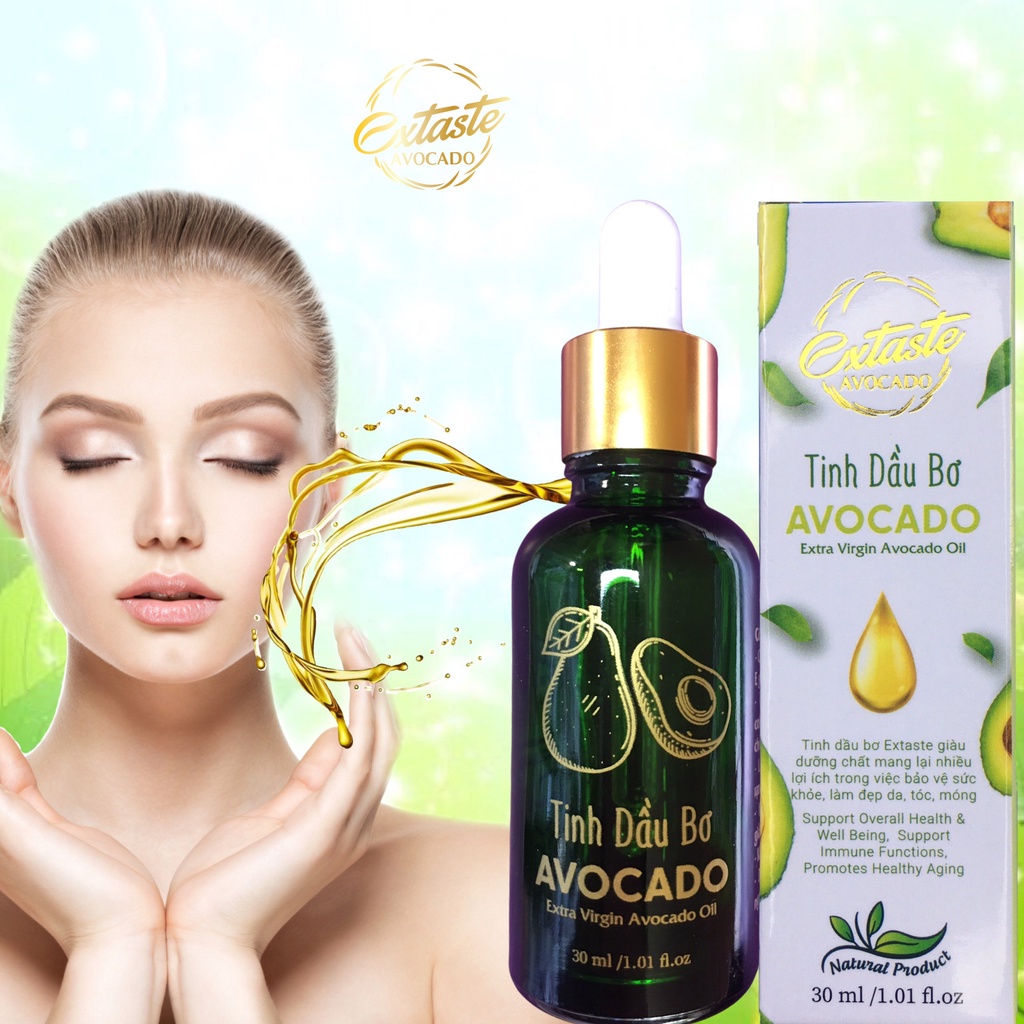 Tinh Dầu Bơ Nguyên Chất Extaste Avovado Oil Giúp Đẹp Da Và Tóc