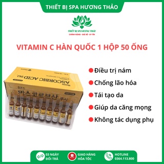 Vitamin C Huons hàn quốc chăm sóc da mặt, mix cấy tảo, điện di tinh chất
