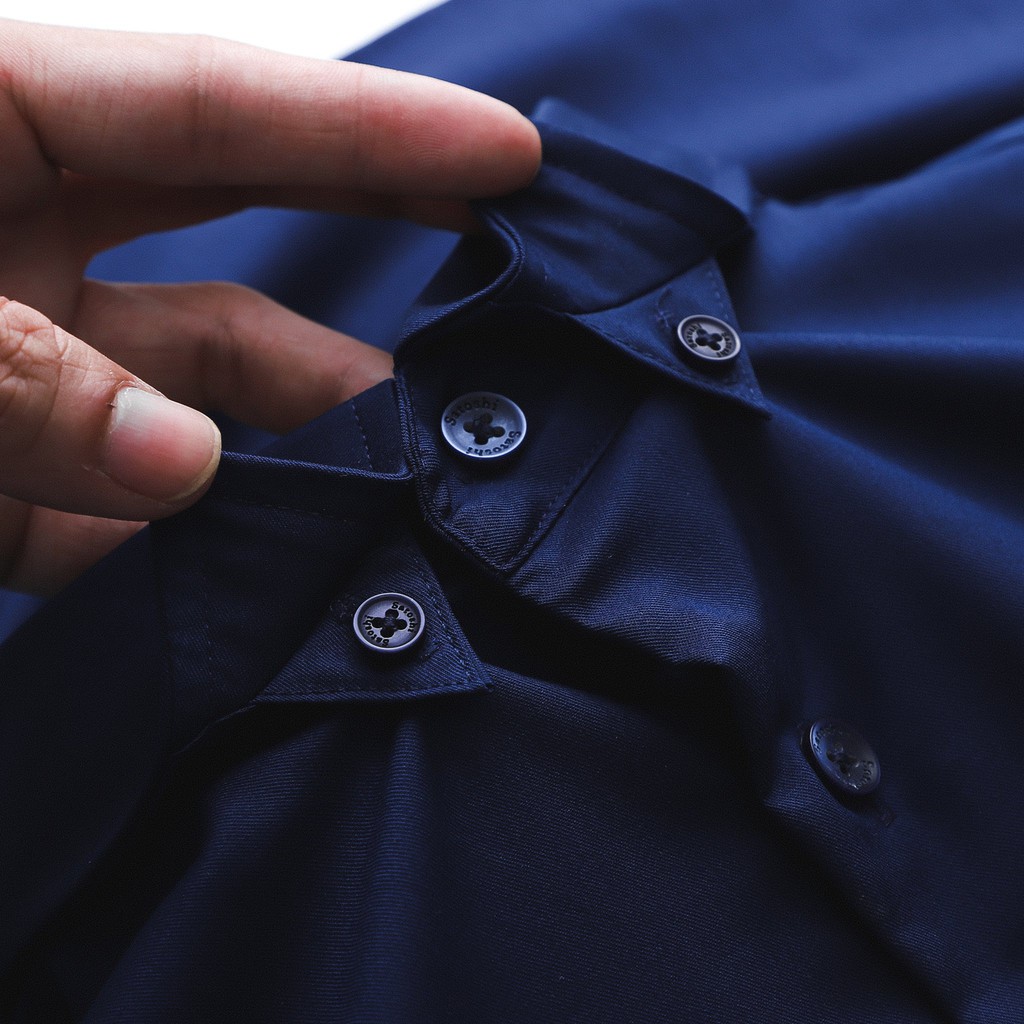 |Hẻm Store| Sơ mi nam Satoshi SASM50 chất liệu cotton tay dài 4 màu form slimfit phong cách trẻ trung dễ phối đồ