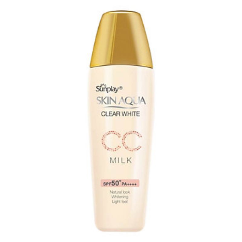 Sữa Chống Nắng Dưỡng Da Và Trang Điểm Nhẹ Sunplay Skin Aqua Clear White CC Milk SPF50+, PA++++ (25g)