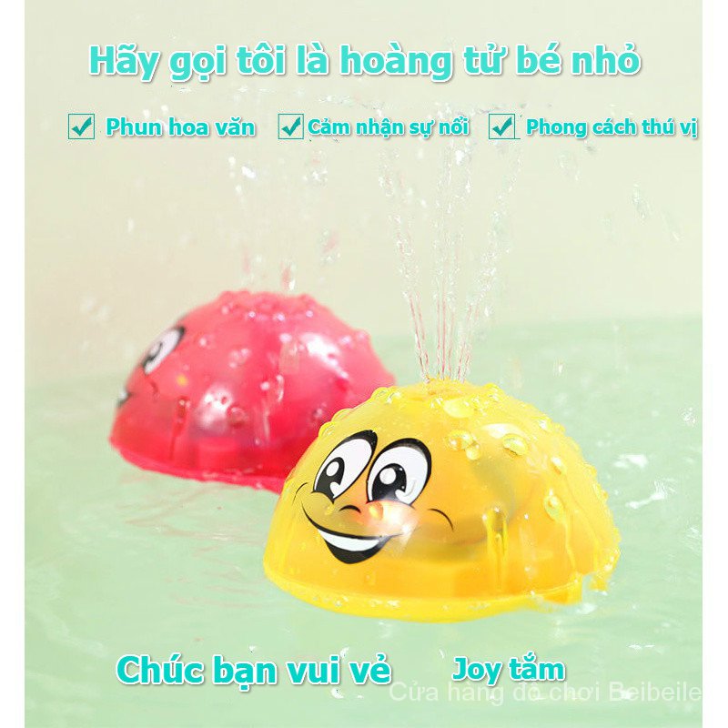 Vòi Xịt Nước Hoàng Tử Bé Chơi 感应球 Tự Động Hoàn Toàn Tự Động Trẻ Em Bé Trai Và Bé Gái Phù Hợp Với Âm Thanh Với Bé Tắm Đồ