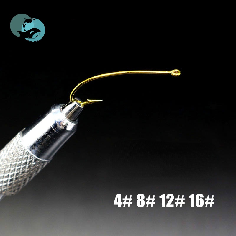 Móc Bay4#8#12#16# Bộ 3 Móc Câu Cá Dài 10 Cái Chất Lượng Cao Chuyên Dùng