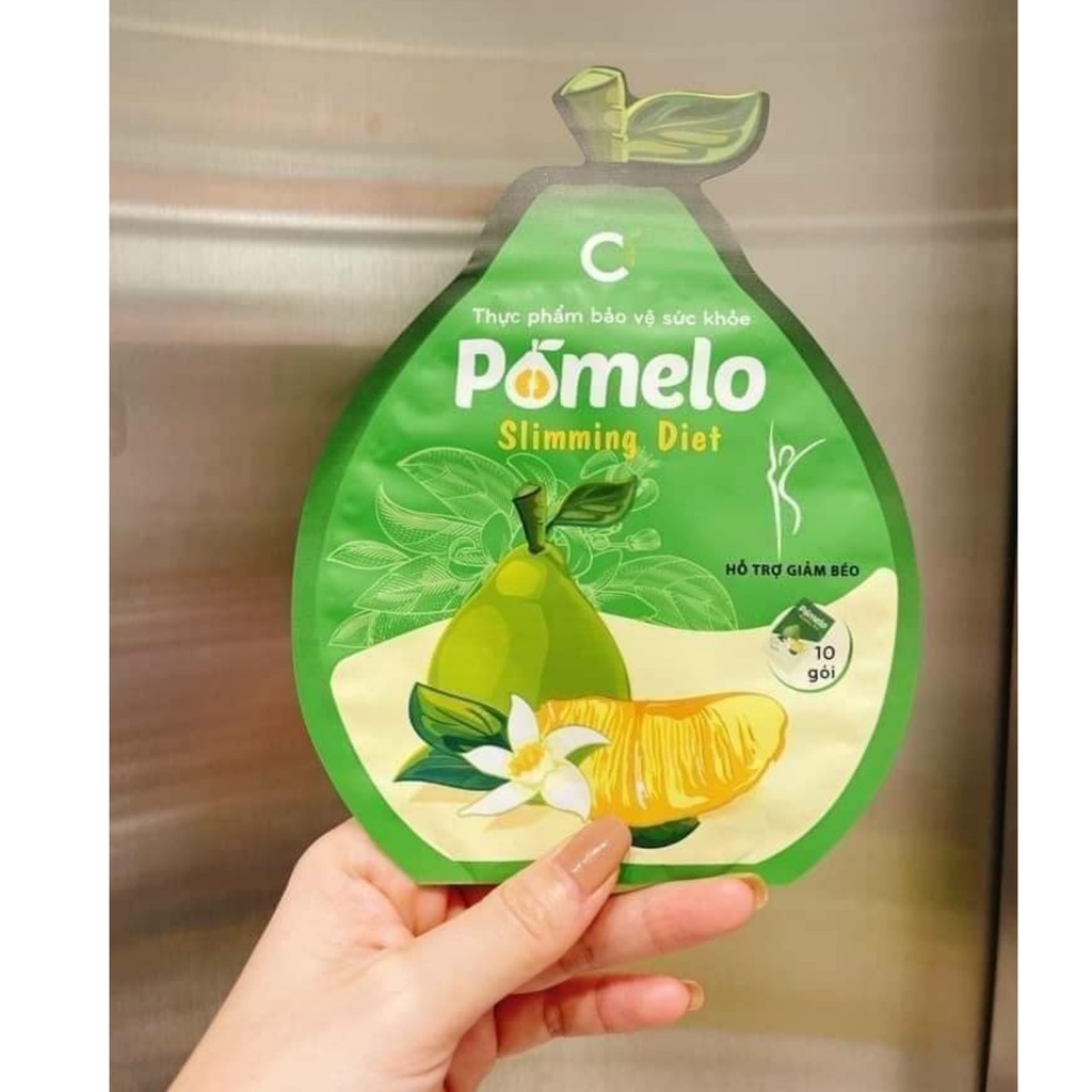 Kẹo bưởi giảm cân Pomelo Slim Diet CiOrganic gói 10 viên dáng đẹp eo thon giảm cân an toàn hiệu quả