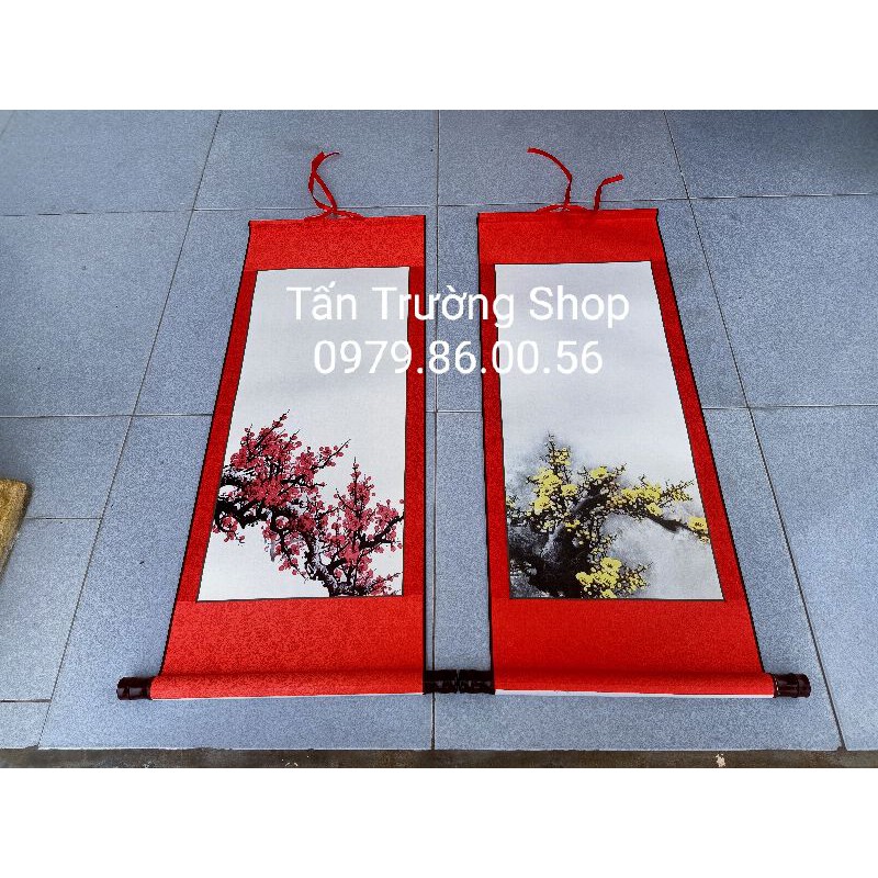 Giấy biểu lụa viết thư pháp kt 35*90