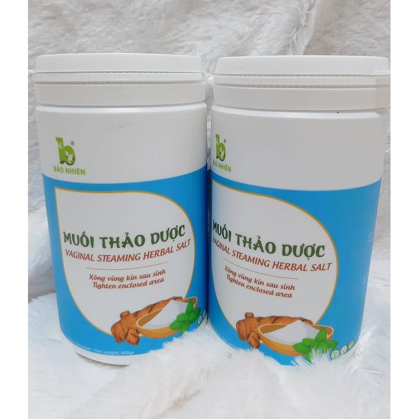 Muối Xông BẢO NHIÊN Giúp Xe Khít, Sát Khuẩn Và Phục Hồi Vùng Kín Sau Sinh Lọ 350g