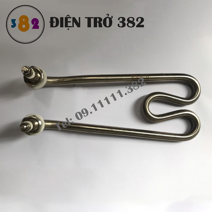 Điện trở cho nồi hấp dụng cụ y tế, U quỳ chất liệu inox 304 hấp dụng cụ y tế công suất 1kw điện áp 220V hàng tốt