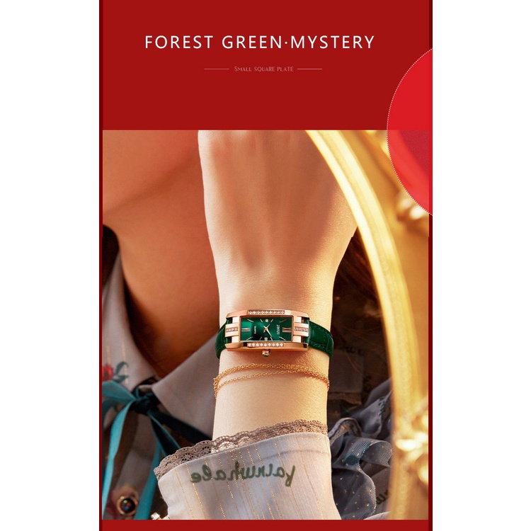 Đồng hồ thời trang nữ Jhui JHU859 kiểu mới dây da mềm êm tay | BigBuy360 - bigbuy360.vn