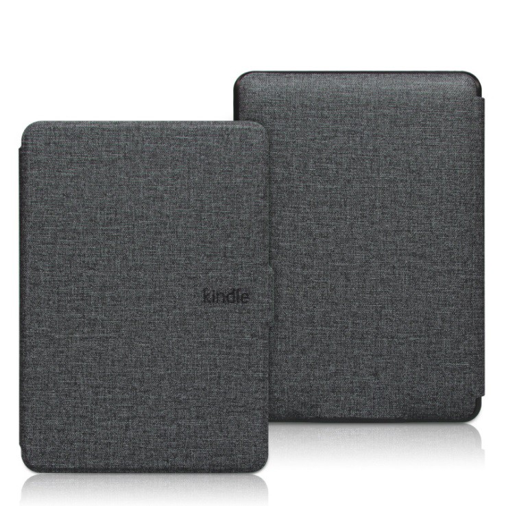 Bao da Cover Kindle Paperwhite - Mẫu vân vải/denim - Smartcover tự động tắt mở