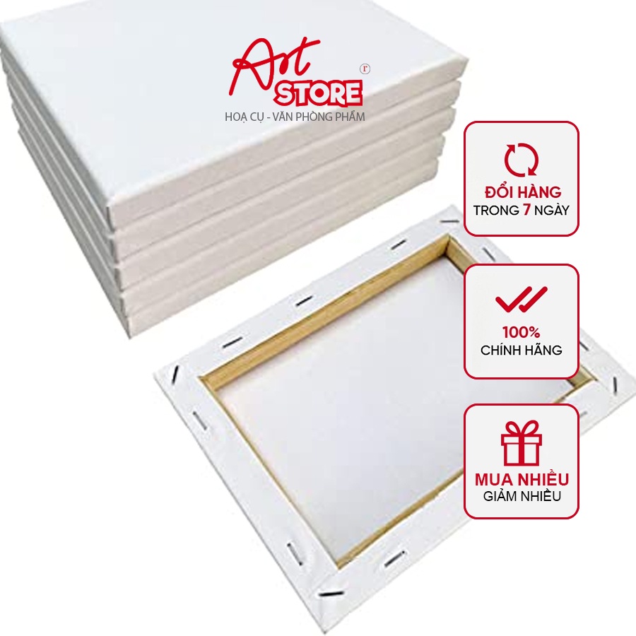 Khung Canvas, Toan Sơn Dầu, Canvas Vẽ Acrylic Khổ Nhỏ KT Từ 15cmx20cm Đến 30cmx40cm