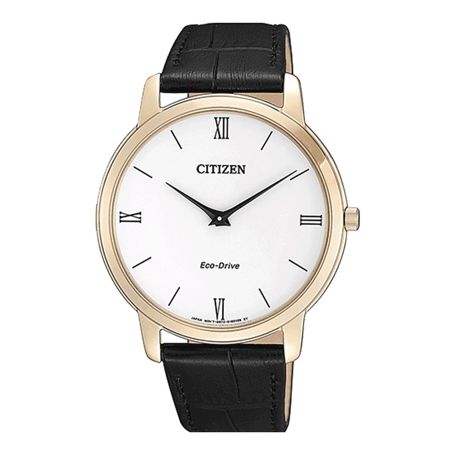 Đồng Hồ Citizen Nam Siêu Mỏng Dây Da Eco-Drive AR1133-23A - Mặt Trắng (39mm)