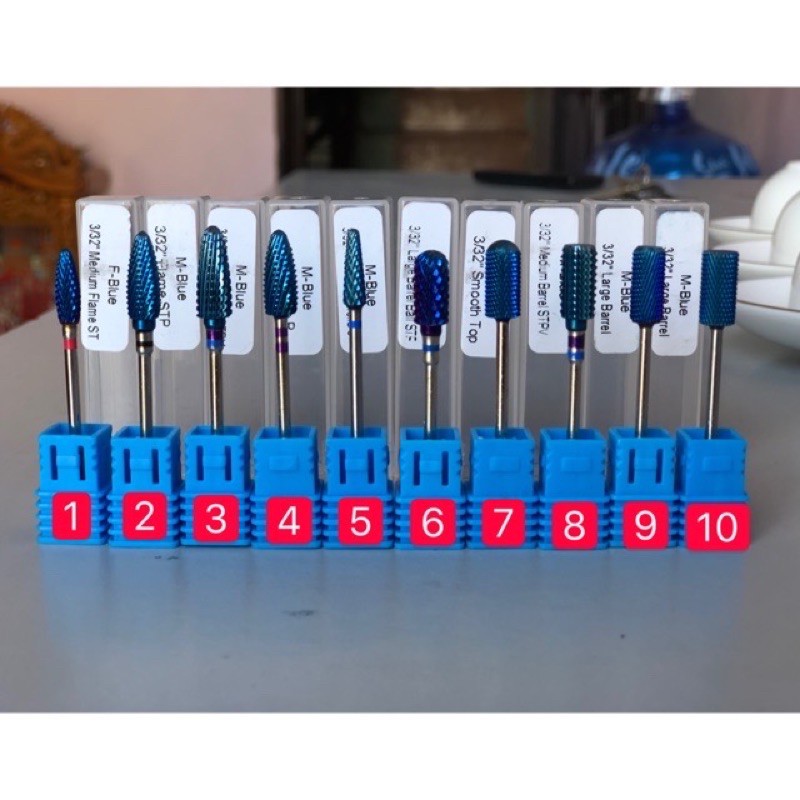 đầu mài móng titan xanh  phá mịn
