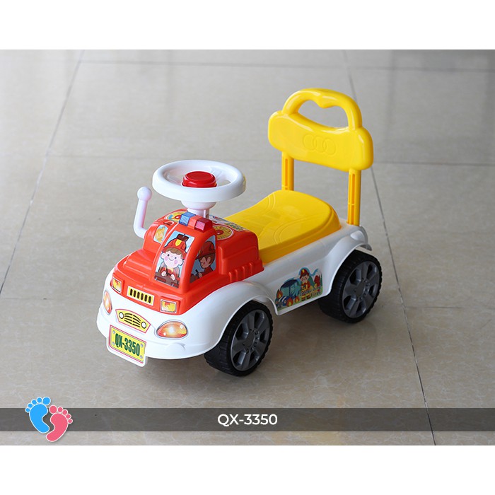 Xe chòi chân mô hình xe cứu hỏa BABY PLAZA QX-3350