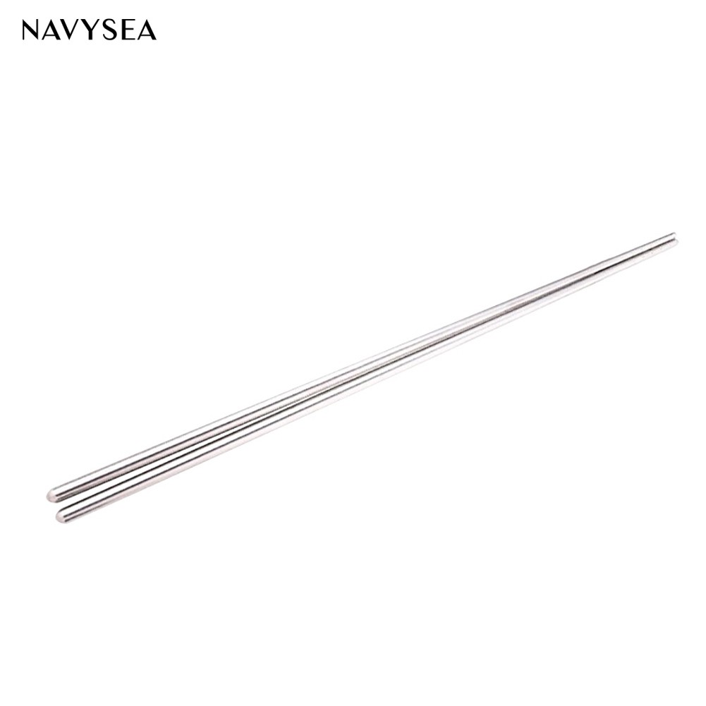 Đôi đũa bằng thép không gỉ dáng dài 14inch chống trượt dùng chiên thức ăn tiện lợi