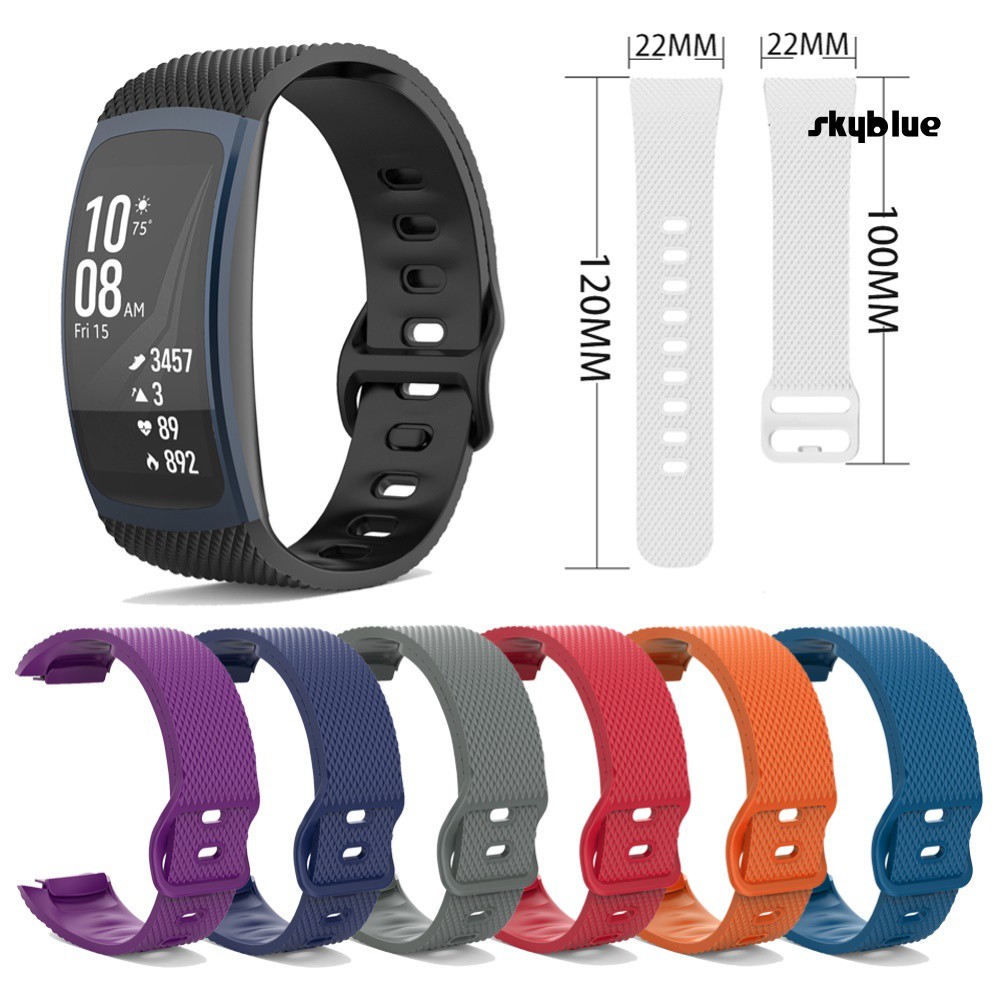 Dây Đeo Tpu Thay Thế Cho Đồng Hồ Thông Minh Samsung Gear Fit2 Sm-R360 / Fit2 Pro Sm-R365