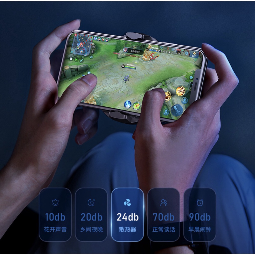 Máy tản nhiệt gaming cho điện thoại ,Làm Mát Điện Thoại Cực Nhanh ,Hỗ Trợ Chơi Game