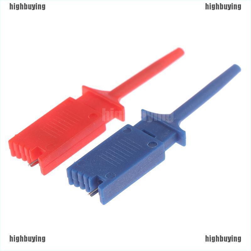 HBVN belle 5Pcs/set Meter Tester Leads Test Probe Hook For SMD IC Test Cilps SMD IC H modish