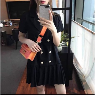 Đầm nút vest 203