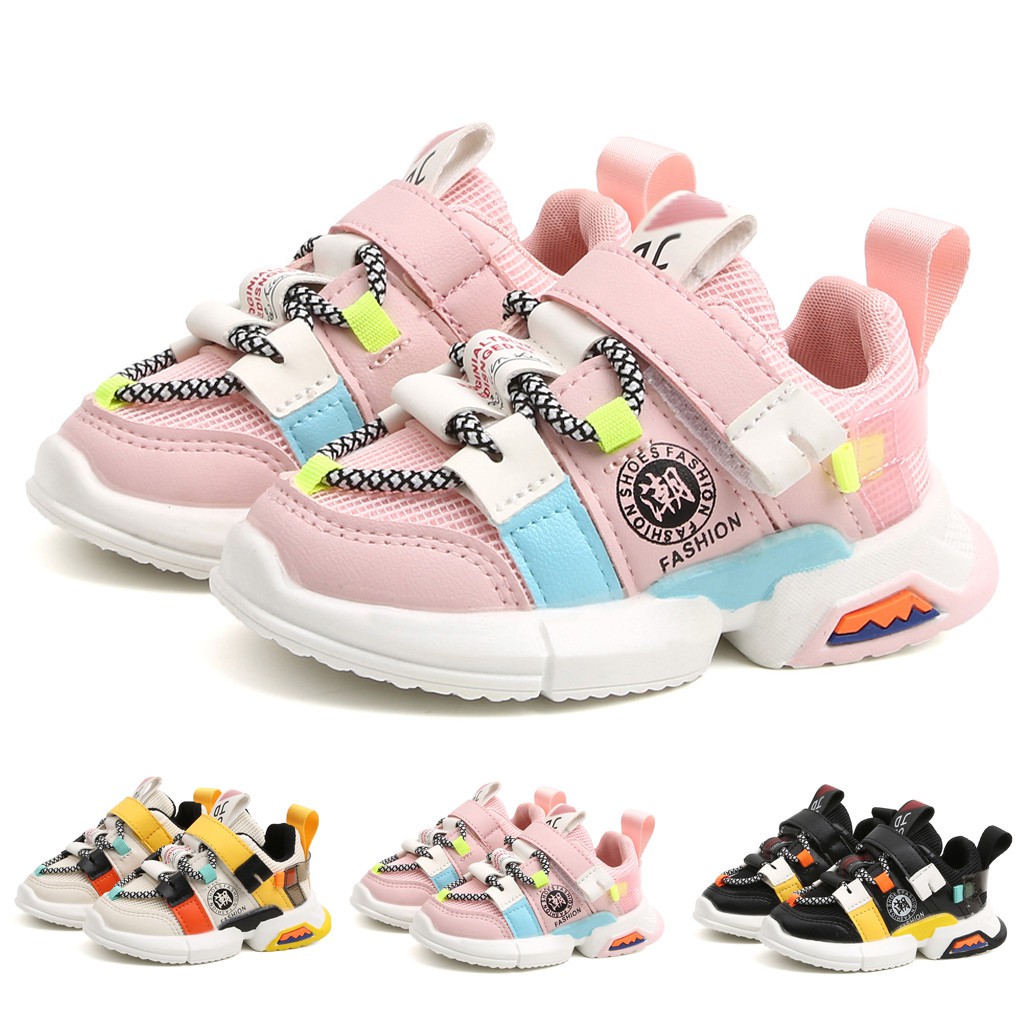 Toddler Infant Kids Baby Girls Boys Soft Sole Mesh Running Sport Shoes Sneakers