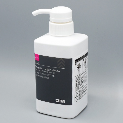 Daiso Bình chiết xà phòng màu trắng 400ml