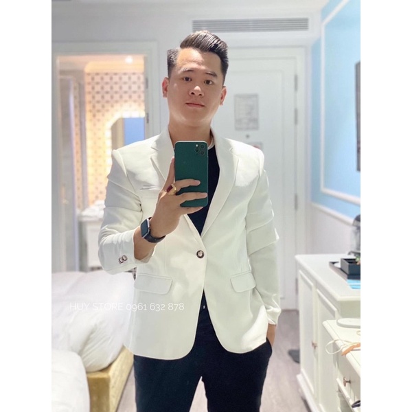 Bộ vest nam trẻ trung sang trọng nhiều màu, chất vải dày dặn, không nhăn không xù