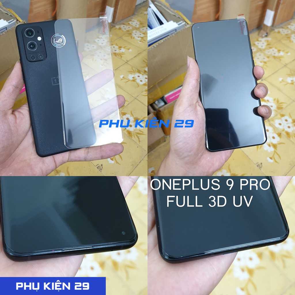 Dán kính cường lực FULL màn FULL keo cao cấp UV BULLETPROOF