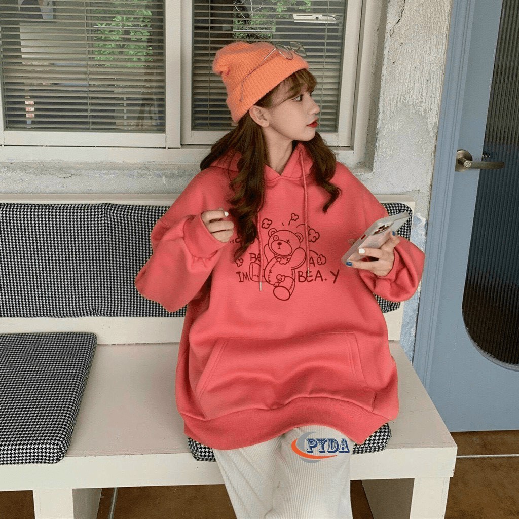 ÁO HOODIE THỜI TRANG PHỐI HỌA TIÊT CHỮ HÀN SIÊU ĐẸP THỜI TRANG GIÓ MỚI