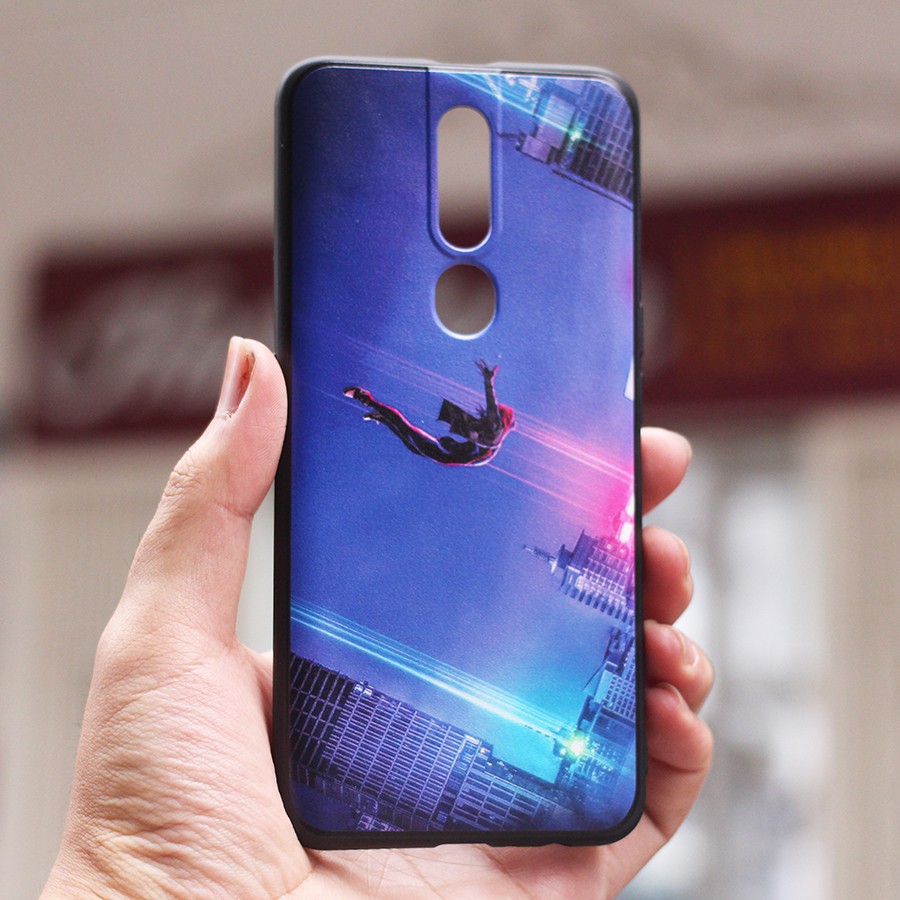 Ốp lưng Oppo F11 Pro dẻo đen in hình