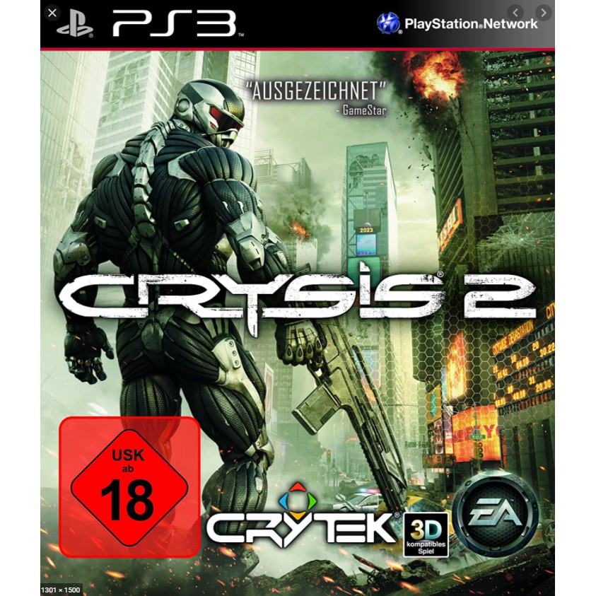 Trò chơi đĩa Crysis ps3