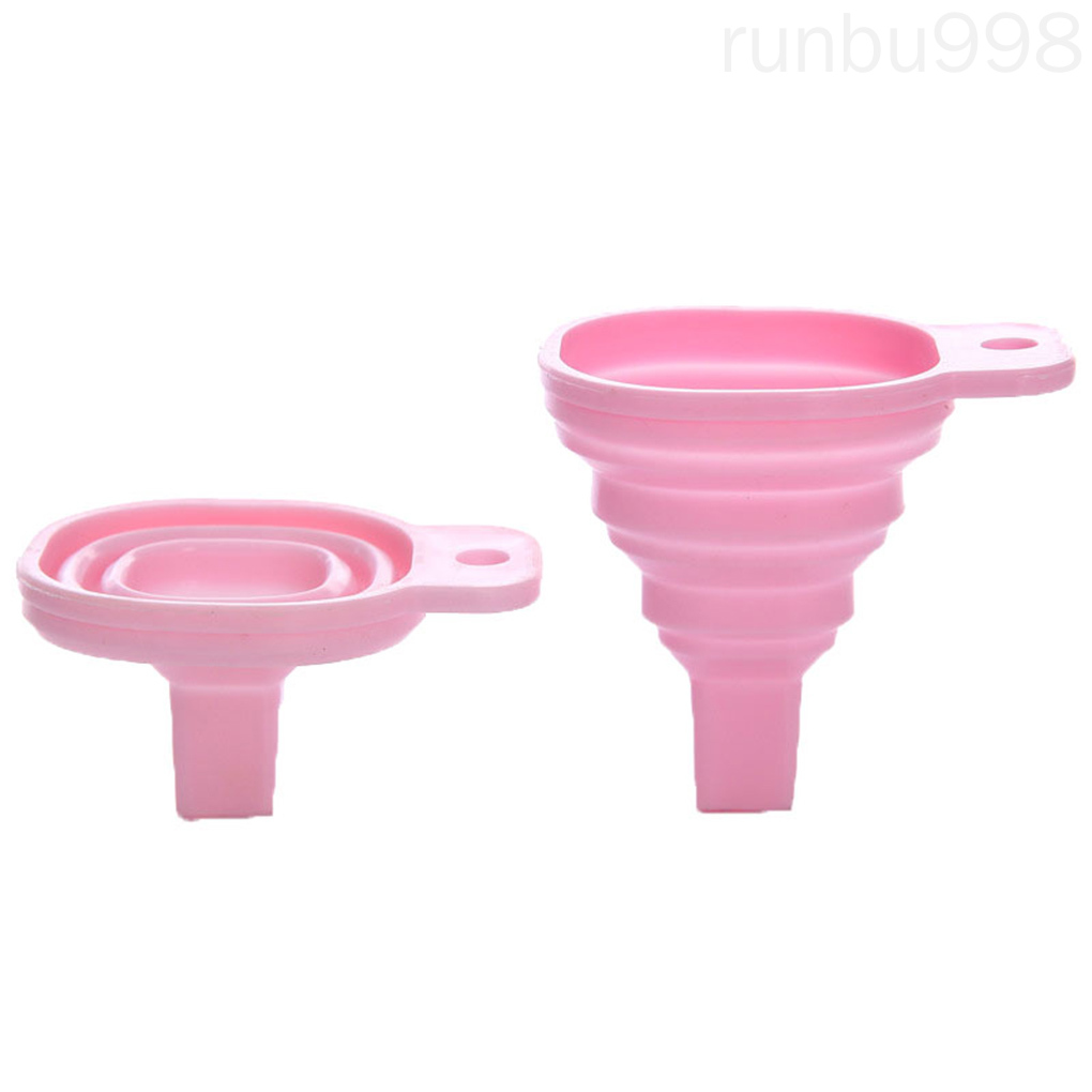 Set 2 Phễu Silicon Mini Gấp Gọn Tiện Lợi Màu Sắc Ngẫu Nhiên 998