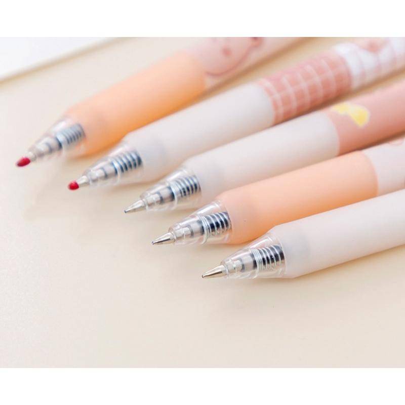 Set 6 Bút Mực 0.5mm Hình Động Vật Dễ Thương