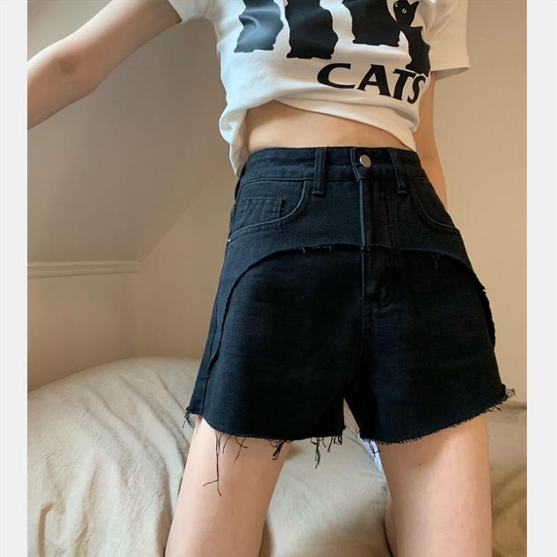 Quần Short Denim Nữ Ống Rộng Thời Trang
