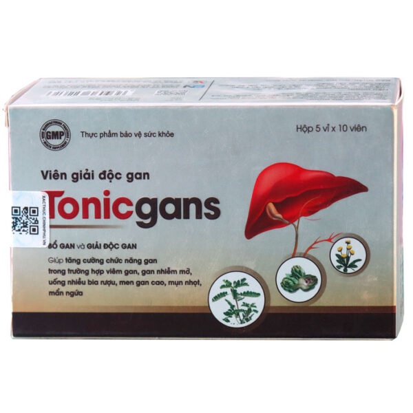 Tonicgans – Hỗ trợ giải độc gan (Hộp 50 viên)