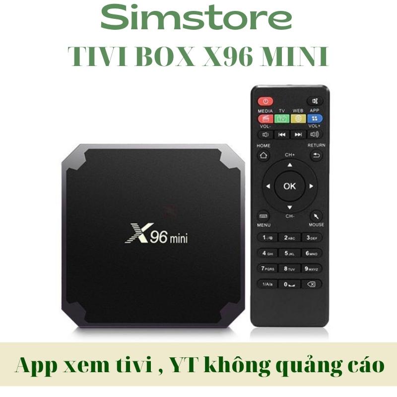 TV Box X96 mini 2G 16G - Xem truyền hình phim online youtube chơi games - Tivibox xịn cấu hình mạnh