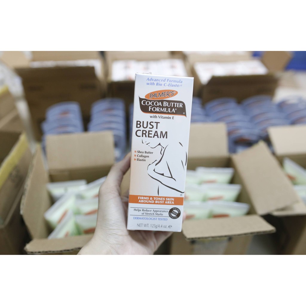 Kem săn chắc và sáng da vùng ngực Palmer’s Cocoa Butter Formula Bust Cream 125g
